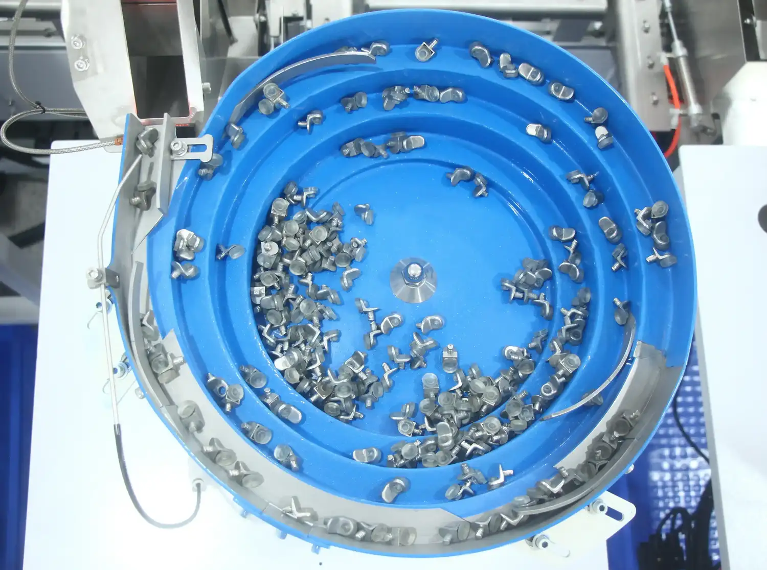 Bęben sortujący XingKe — widok z góry