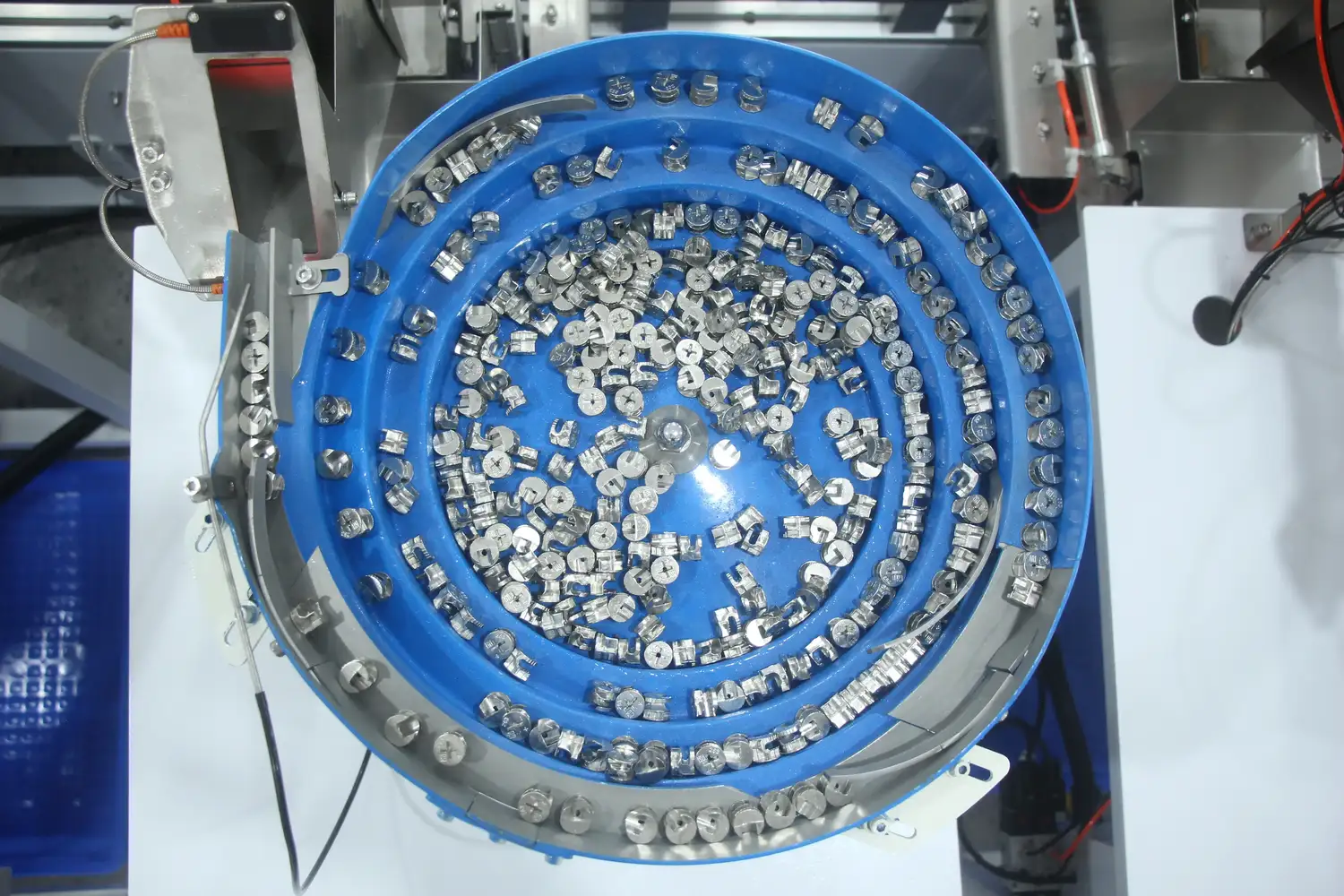 Bęben sortujący — ustawienie ścianek